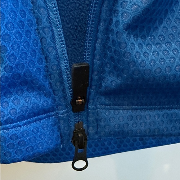 Adidas Women’s Training Climastrom Full Zip Jacket Blue M - Picture 10 of 11